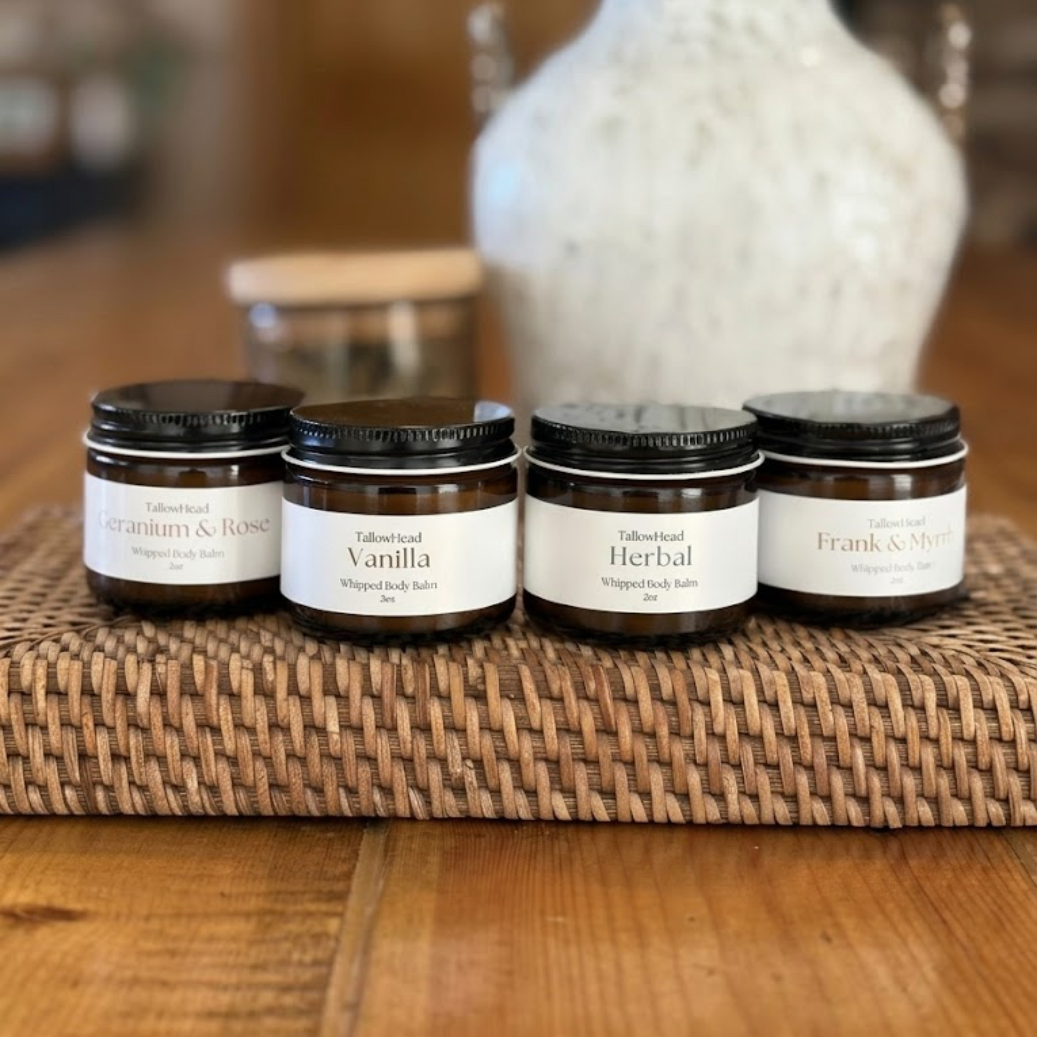 2oz jars of whipped balms.