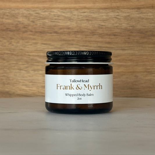 Frankincense & Myrrh Whipped Body Balm - 2oz