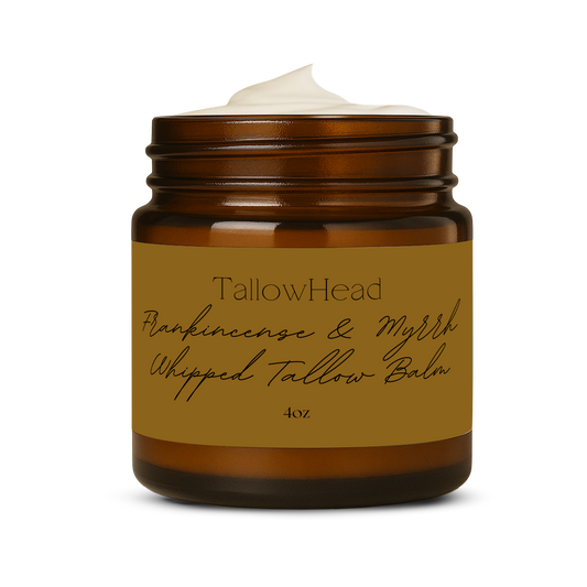 Frankincense & Myrrh Whipped Tallow Balm