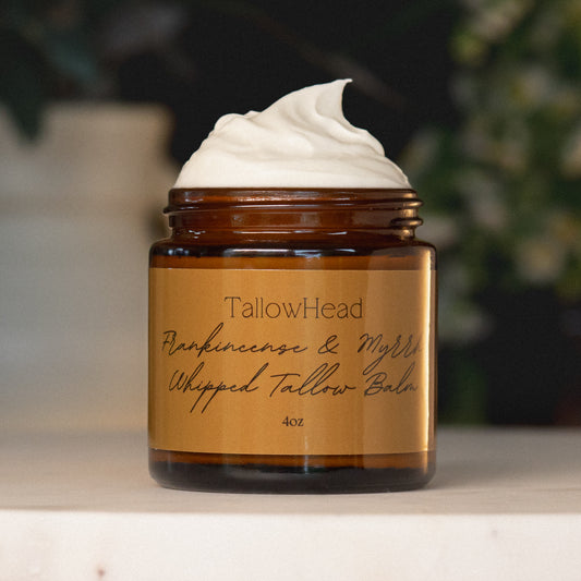 Frankincense & Myrrh Whipped Tallow Balm