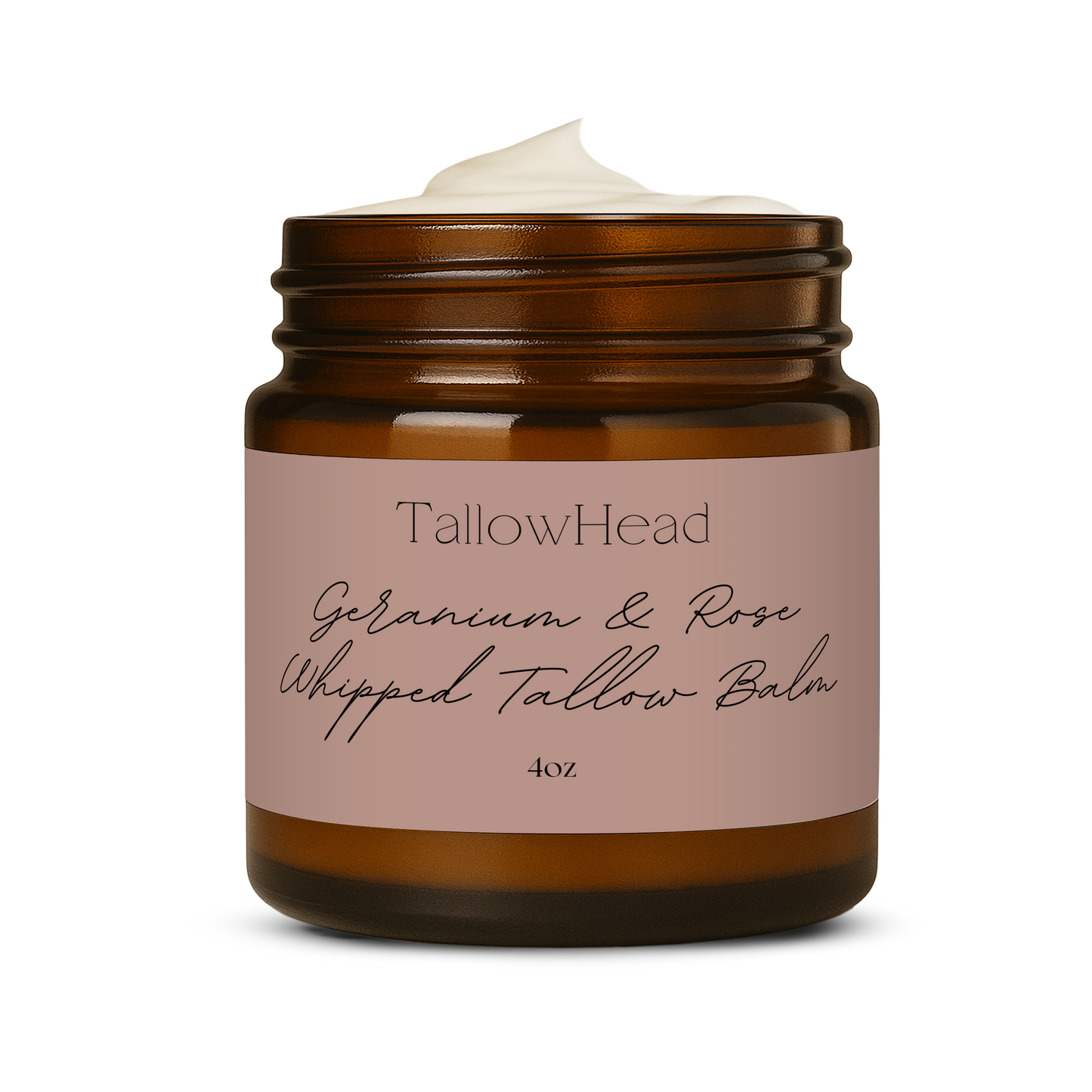 Rose & Geranium Whipped Tallow Balm