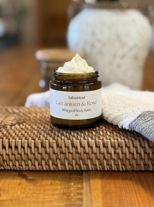 Geranium & Rose Whipped Body Balm