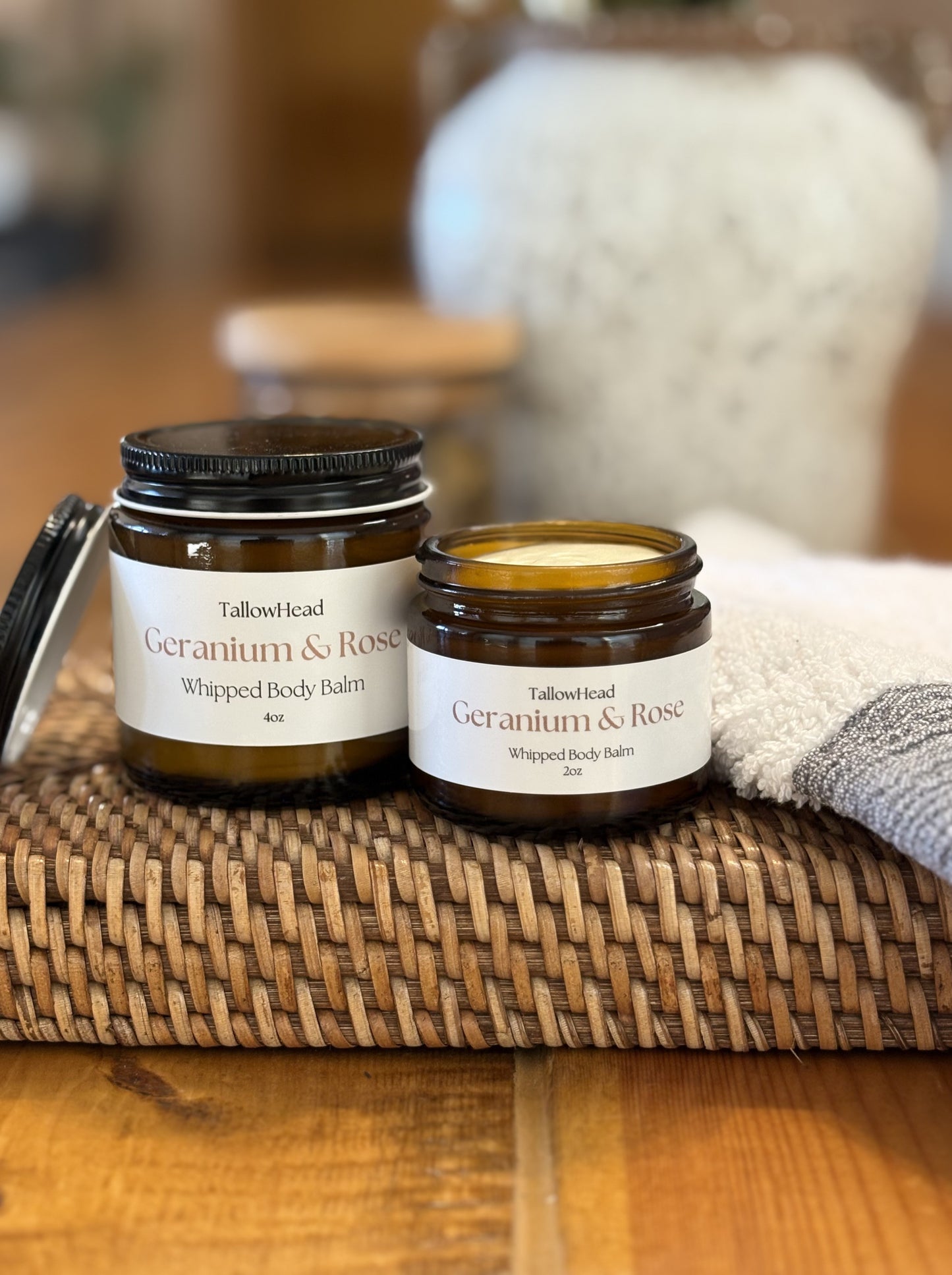 Geranium & Rose Whipped Body Balm